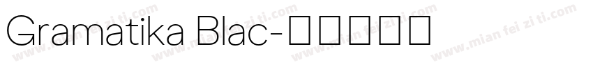 Gramatika Blac字体转换